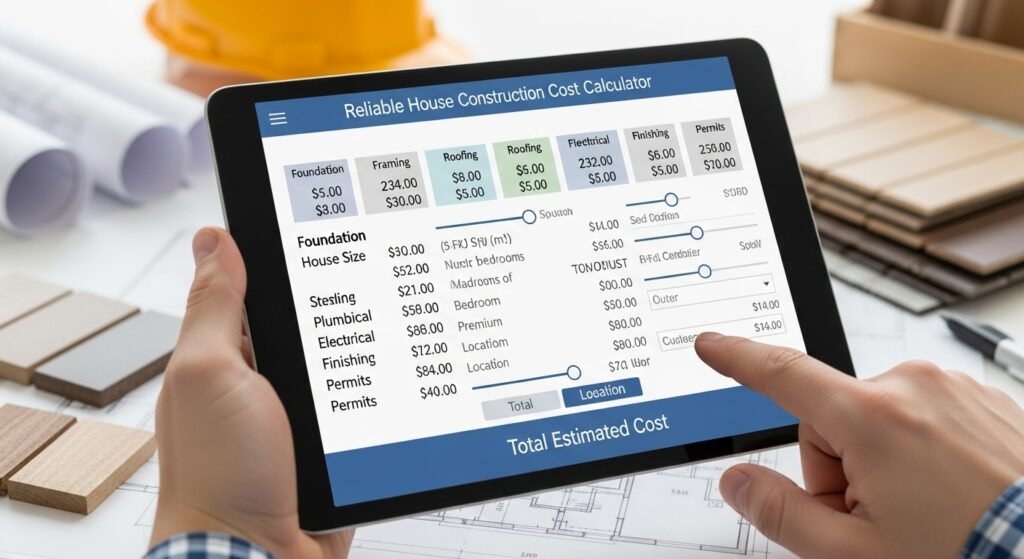 house construction cost calculator